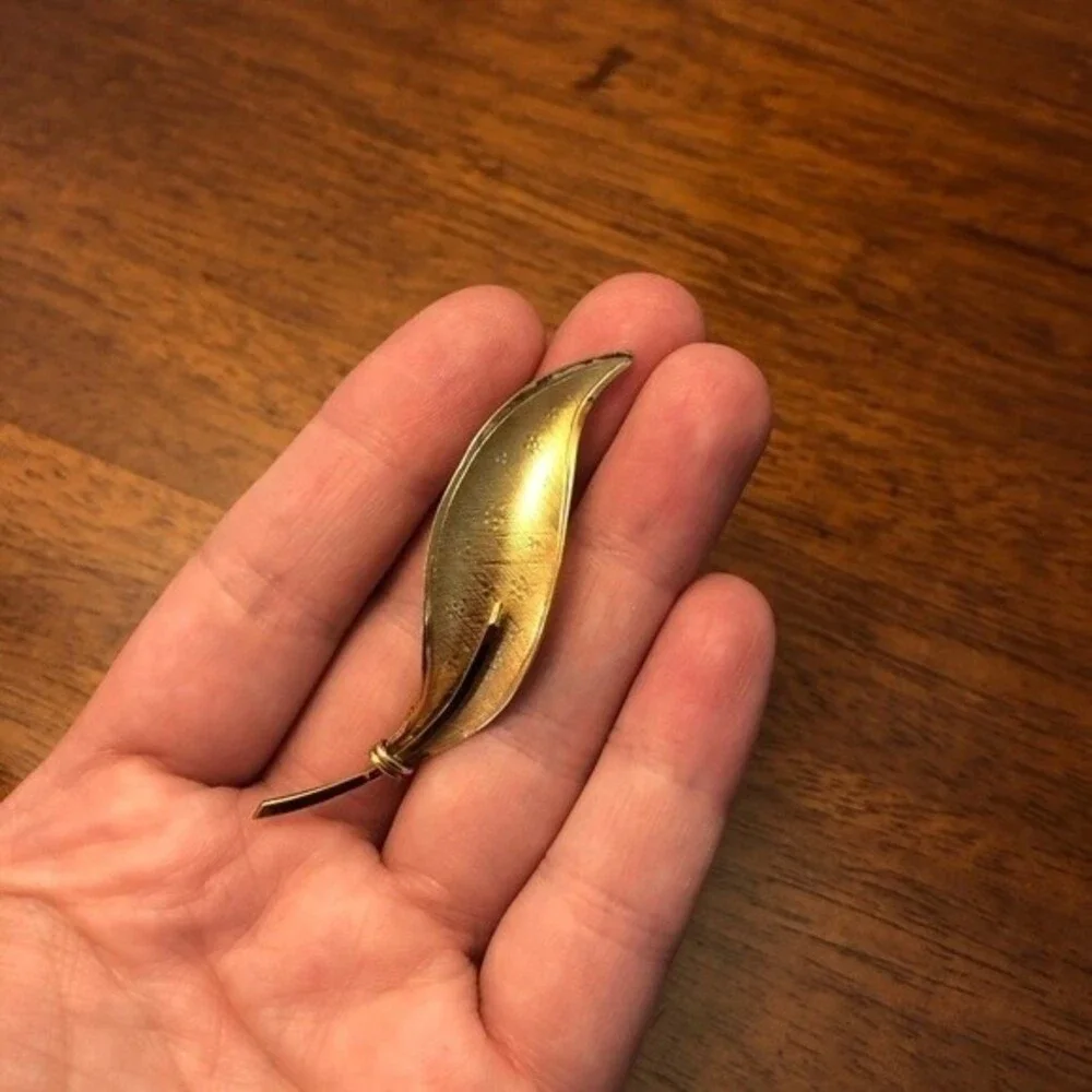 Vintage Brooch 14K Gold Fill Wells Calla Lily Pin